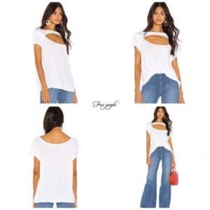 Free People T Shirt white NWT